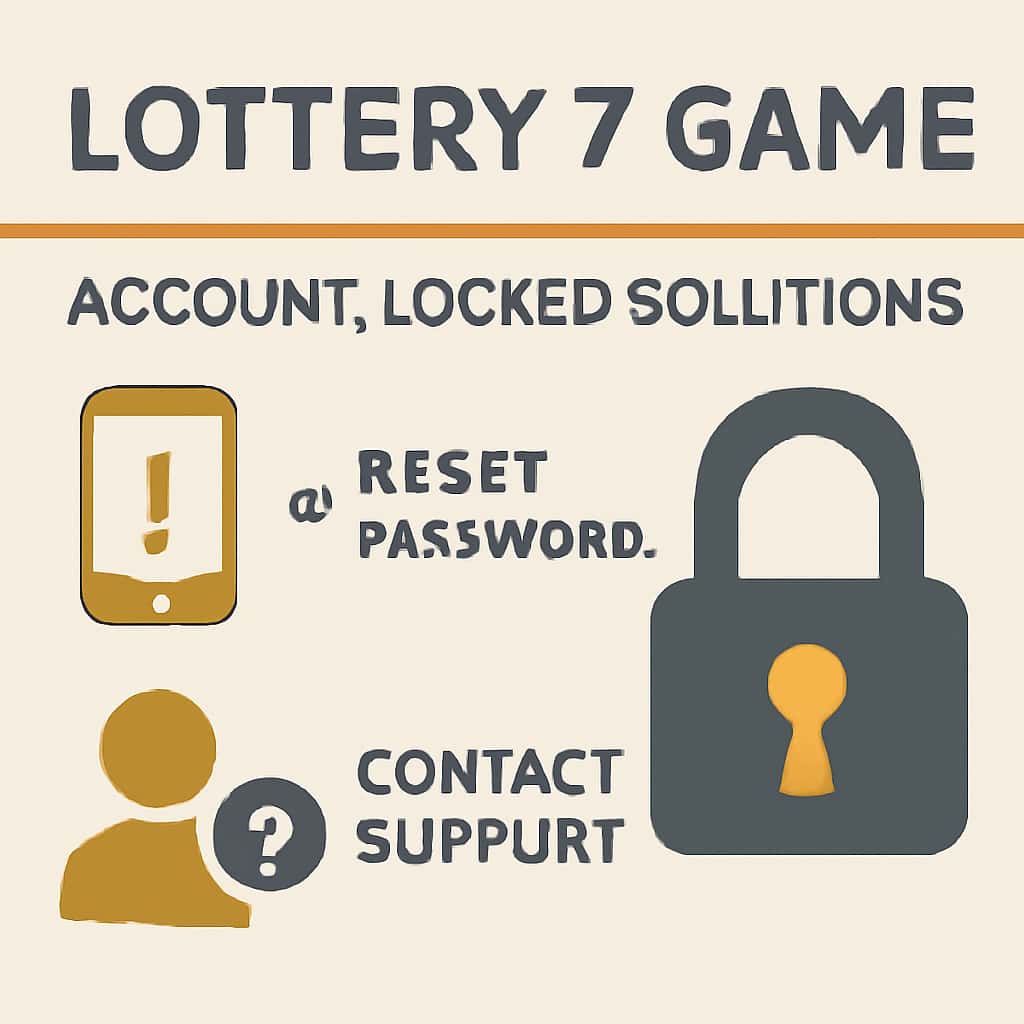 A diagram detailing the steps for resolving account lock issues.