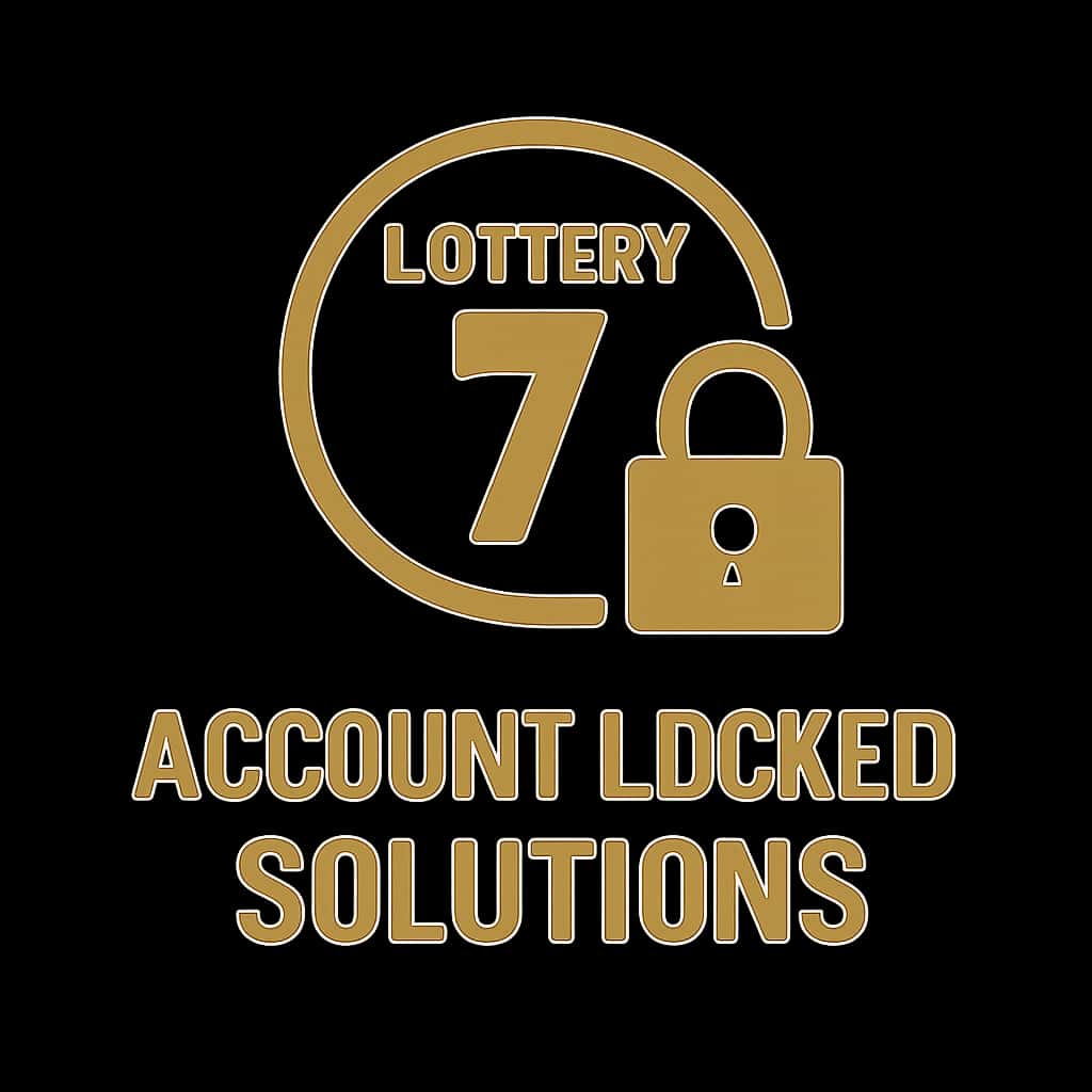 A badge illustrating account recovery solutions for Lottery 7 Game.
