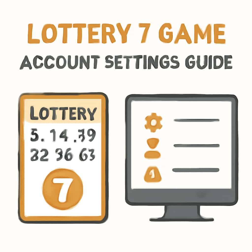 Illustration related to the Lottery 7 Game Account Settings Guide.