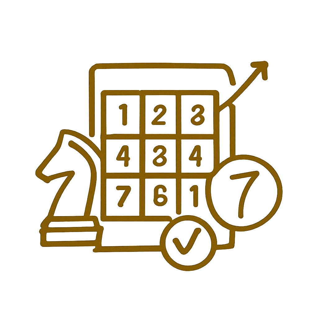 A badge illustrating account recovery solutions for Lottery 7 Game.