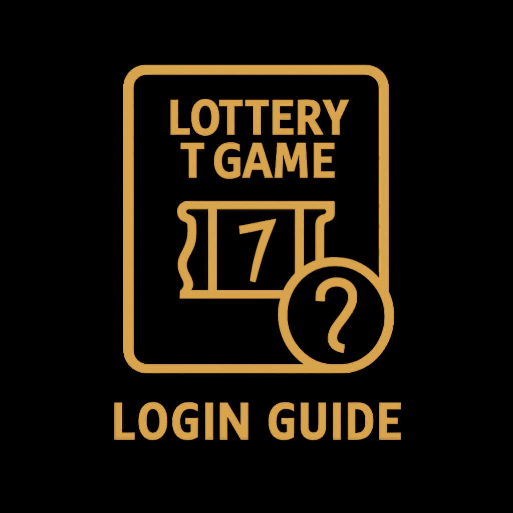 A badge symbolizing the Lottery 7 Game Login Guide.