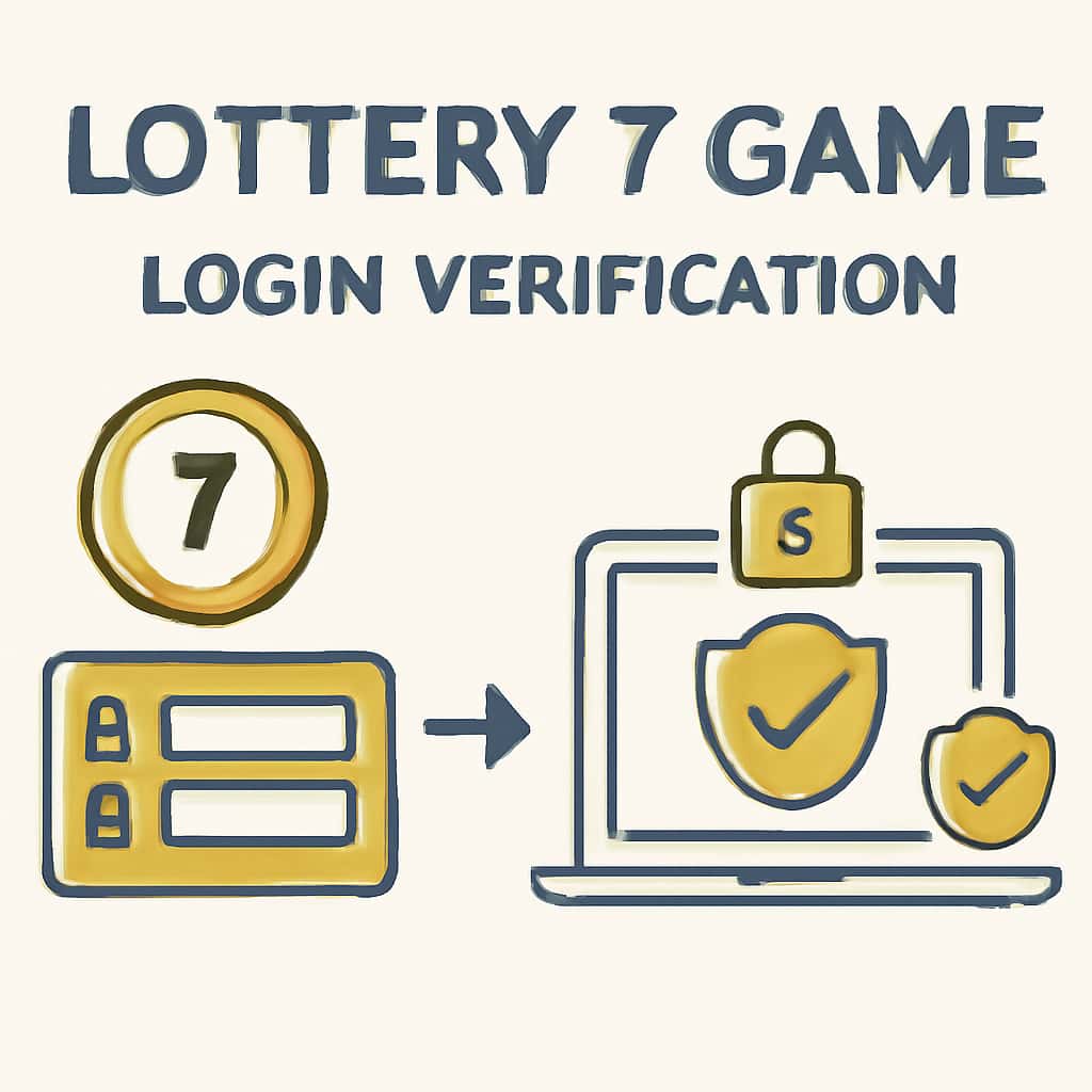 Diagram explaining Lottery 7 Game Login Verification