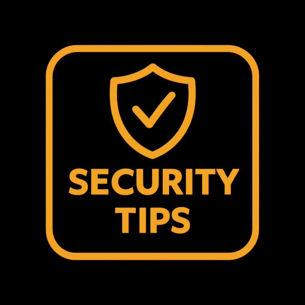 A badge icon illustrating security guidance for Lottery 7 Game.