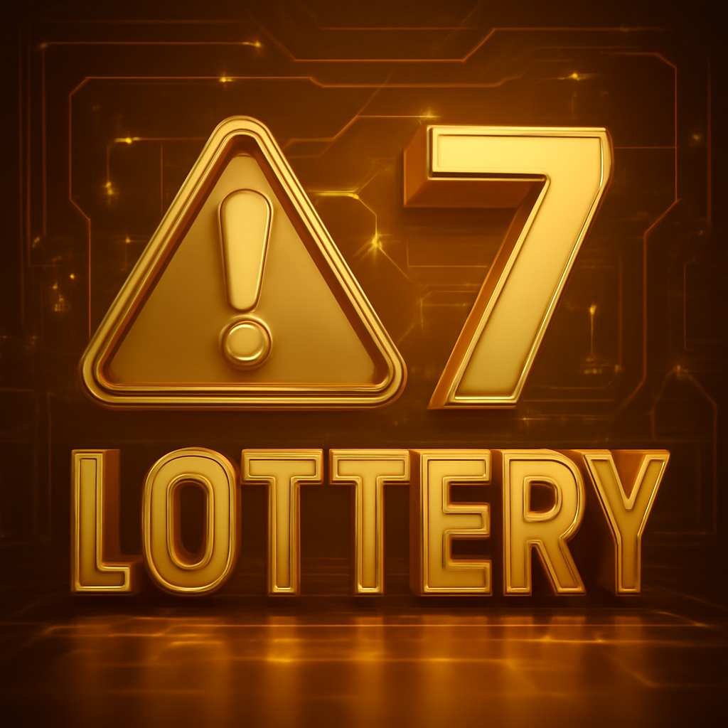 An educational diagram illustrating the login steps for Lottery 7 Game.