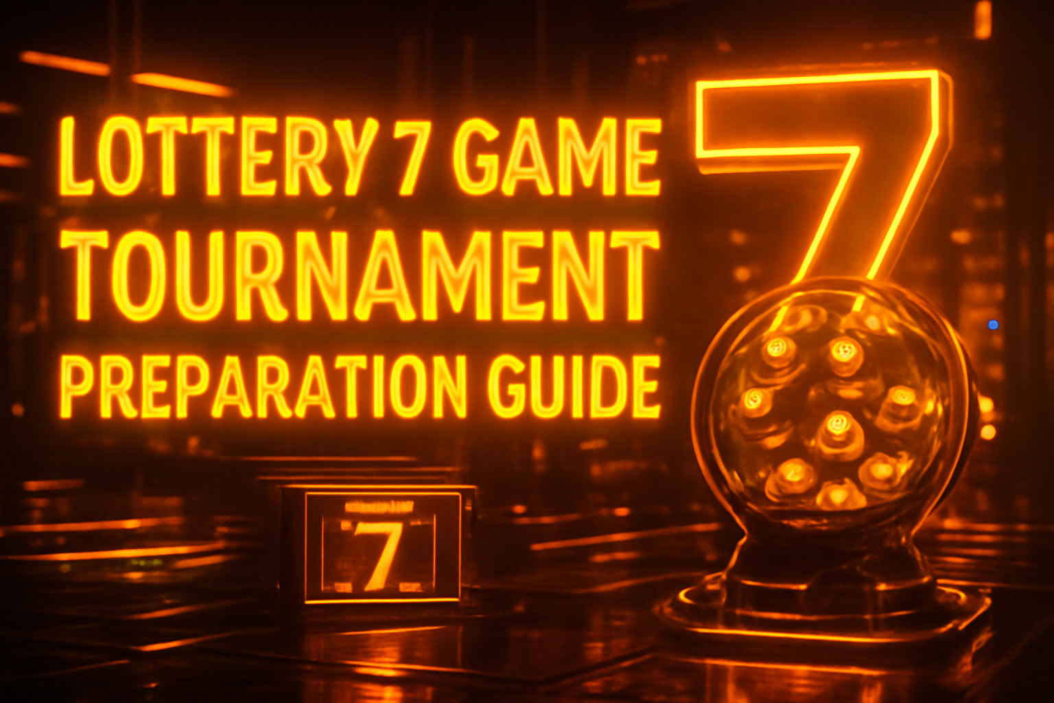 Informative image illustrating account security for Lottery 7 Game.