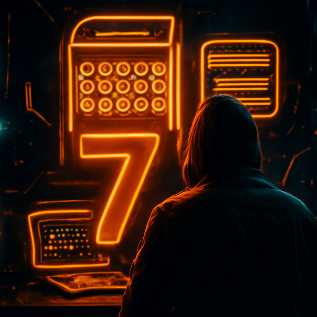 Illustration detailing account security measures for Lottery 7 Game.