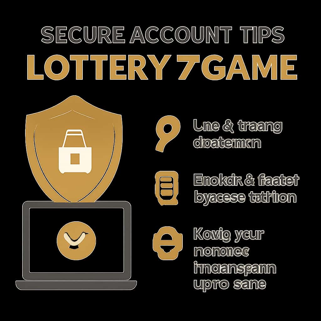 A diagram explaining account security measures for Lottery 7 Game.