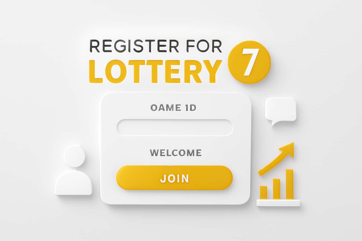 Register for Lottery 7 Game ID Interface