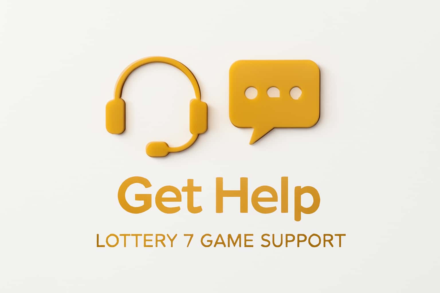 Get Help - Lottery 7 Game Support Interface